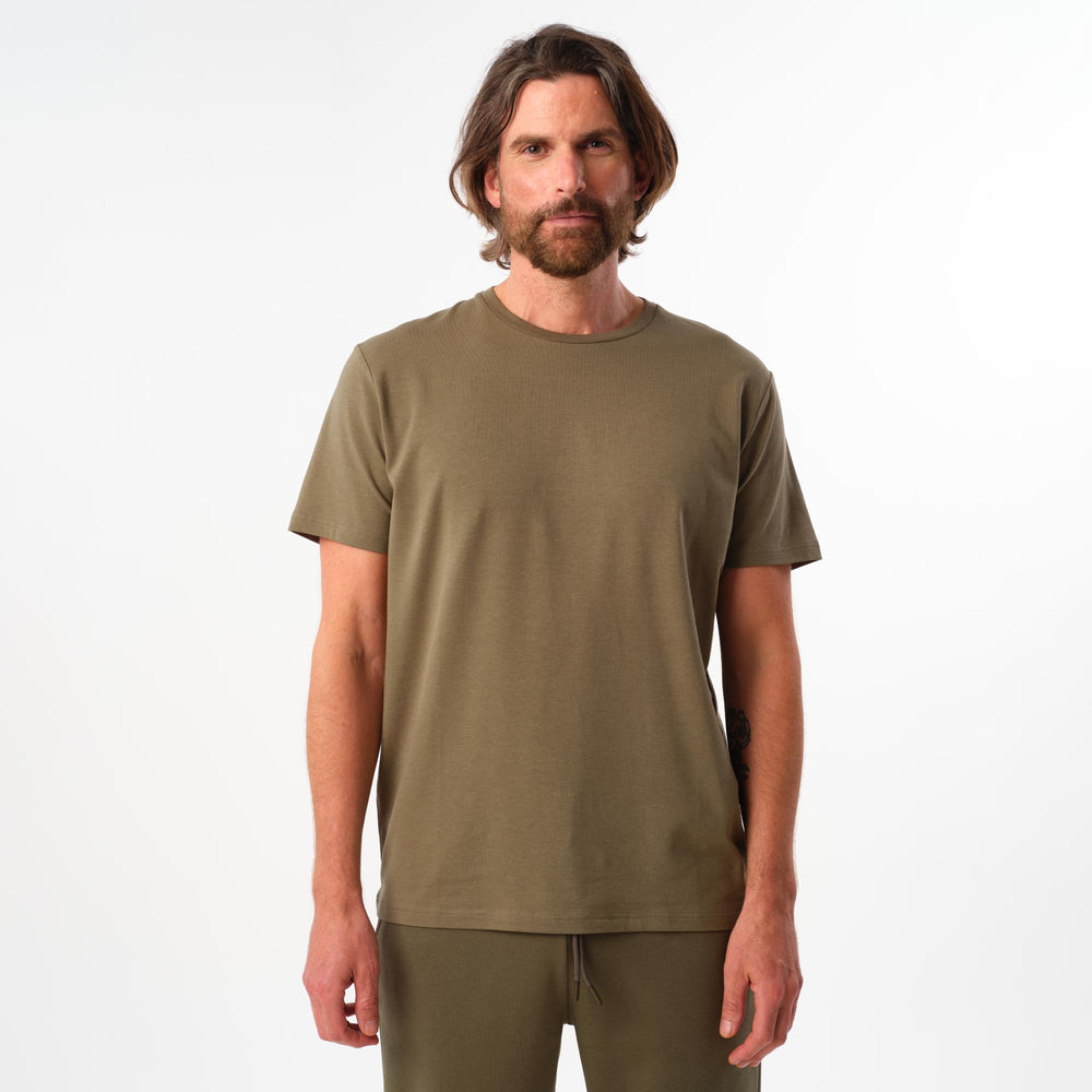 Olive Green Long John & Tee Bundle