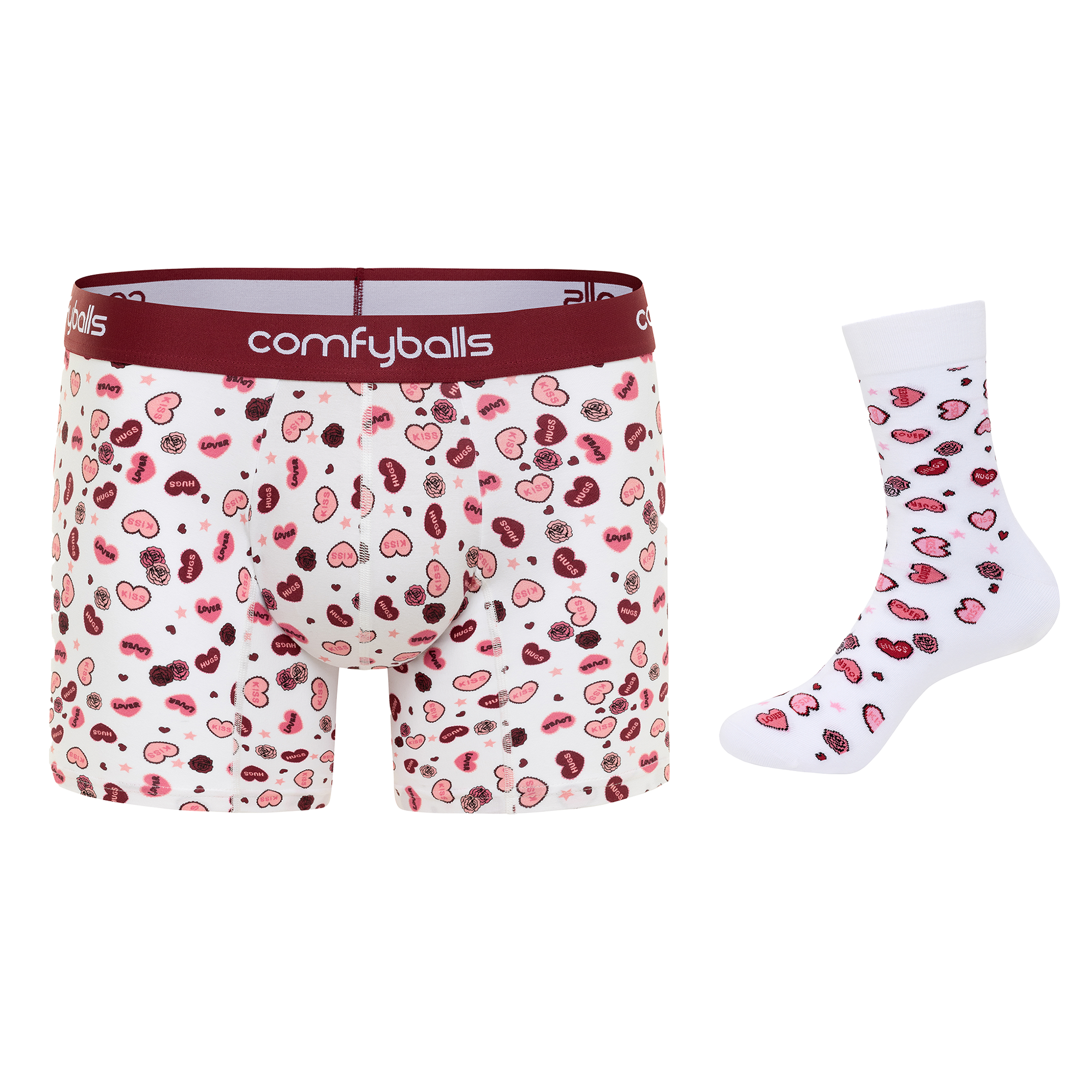 Valentine Boxer & Socks Bundle