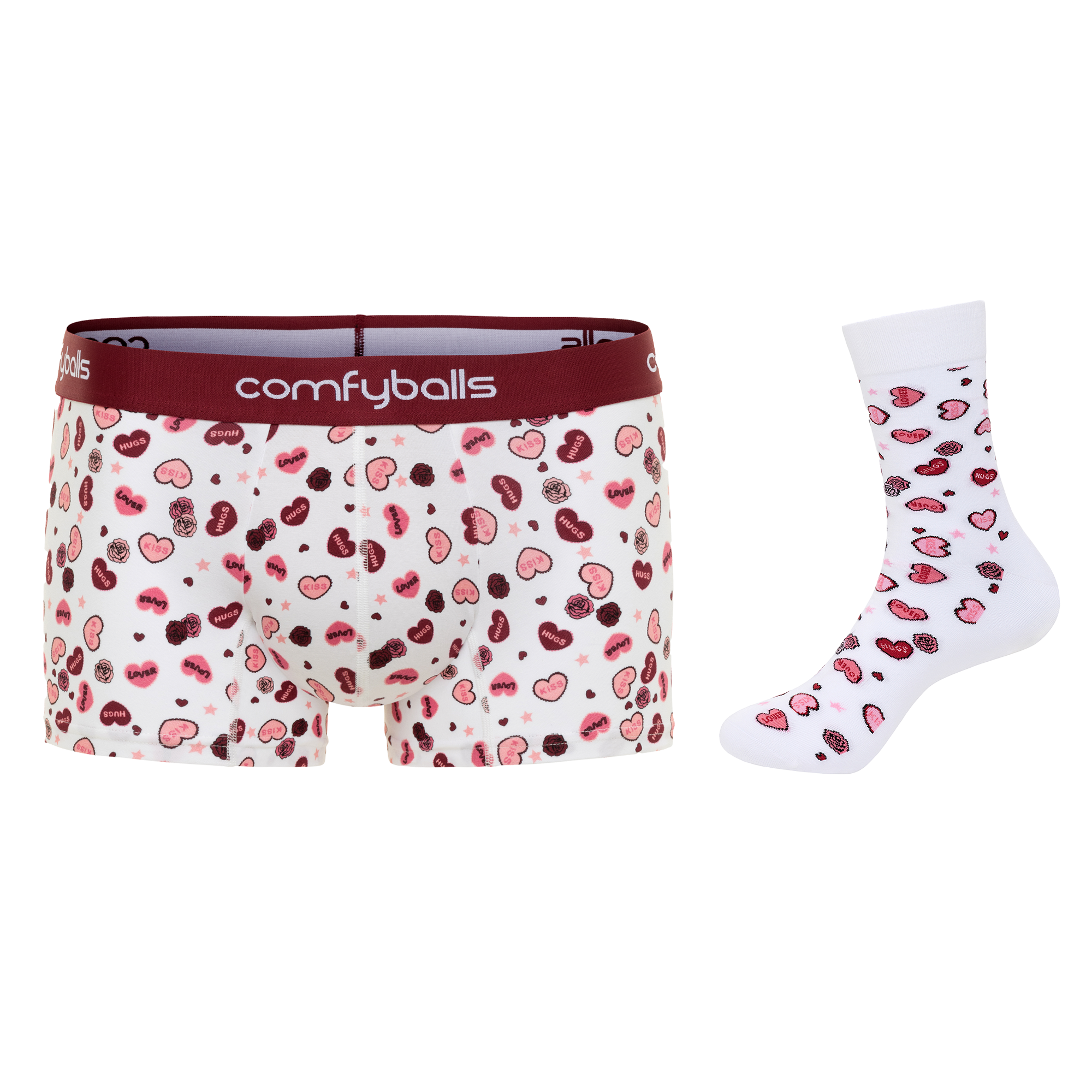 Valentine Boxer & Socks Bundle